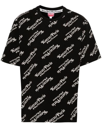 KENZO T-Shirt Con Stampa Verdy Bear - Nero