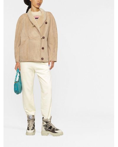 Isabel Marant Giacca in shearling - Bianco