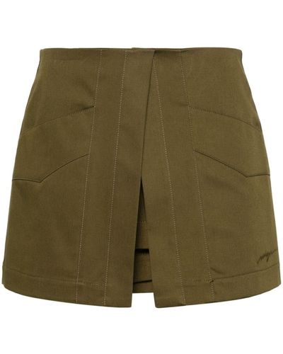 MSGM Shorts effetto portafoglio - Verde