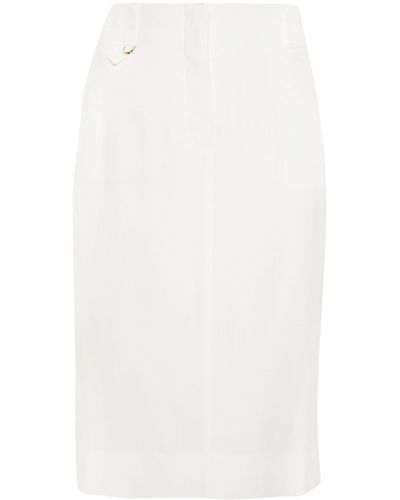 Jacquemus Midi Skirt - White