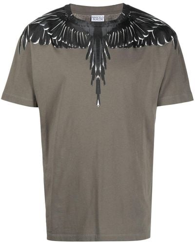 Marcelo Burlon T-shirt Icon con stampa - Grigio