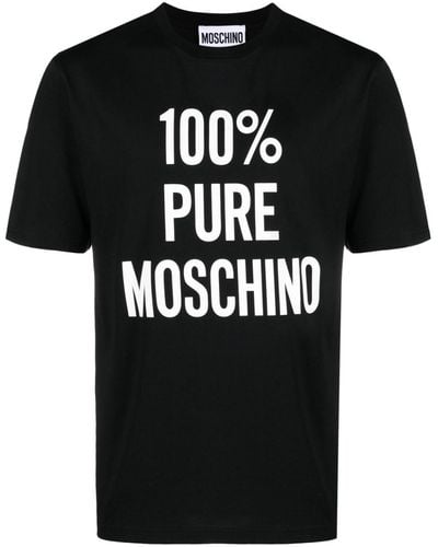 Moschino Printed T-shirt - Black