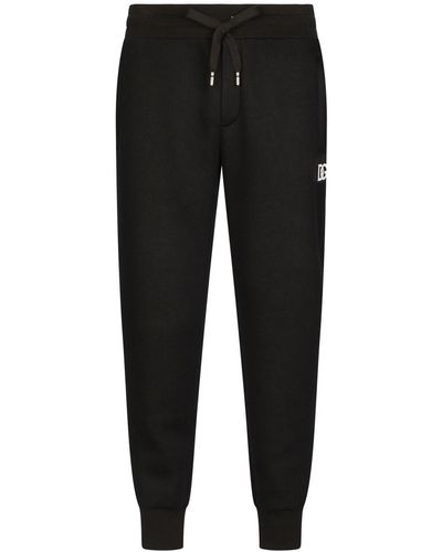Dolce & Gabbana Technical Logo-patch jogging Pants - Black