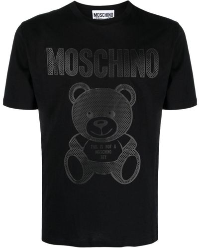 Moschino T-SHIRT LOGO 'TEDDY' - Nero