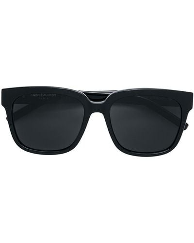 Saint Laurent Logo Sunglasses - Black