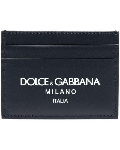 Dolce & Gabbana Logo Card Holder - Blue