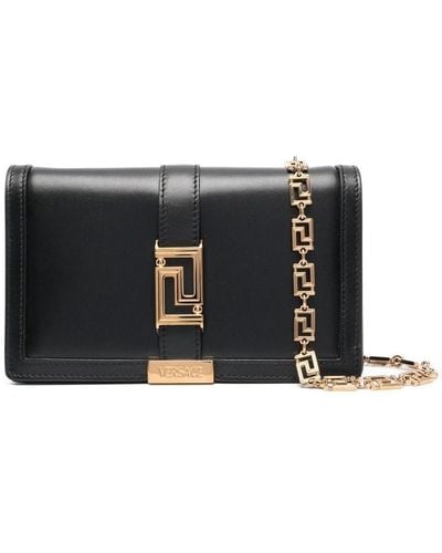 Versace Greek Deed Clutch Bag - Black