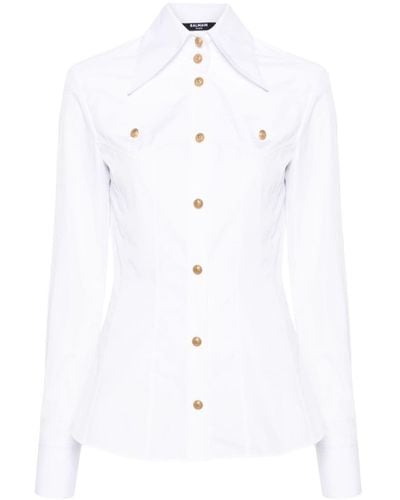 Balmain Cotton Shirt - White