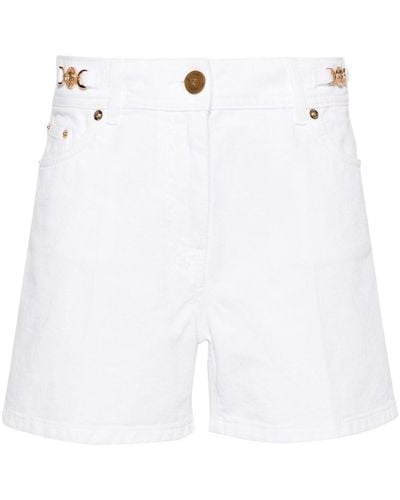Versace Shorts in denim bianco