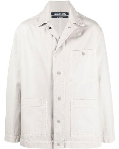 Jacquemus Multiple-pocket Organic Cotton Jacket - Multicolour