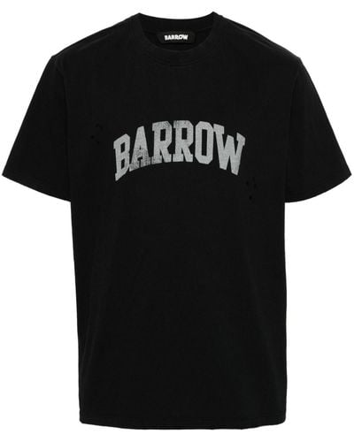 Barrow T-SHIRT IN JERSEY DI COTONE - Nero