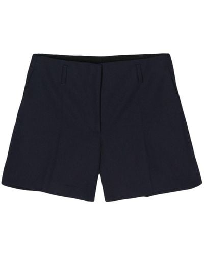 Dries Van Noten Shorts in misto lana - Blu