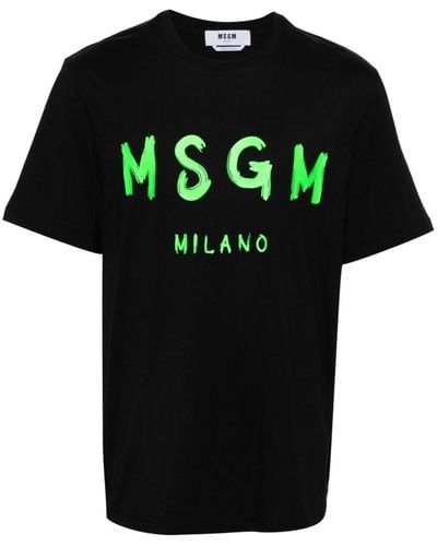 MSGM T-shirt Logo - Black