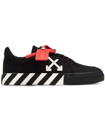 Off-White c/o Virgil Abloh Vulcanized Low-top Sneakers - Black