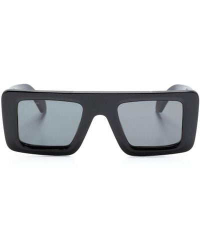 Off-White c/o Virgil Abloh Logo Sunglasses - Gray