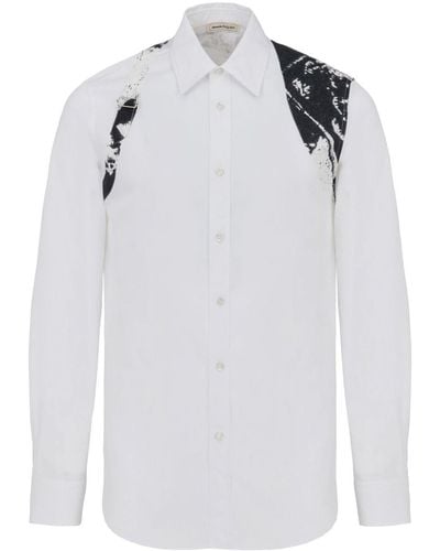 Alexander McQueen Camicia Fold Harness - Bianco