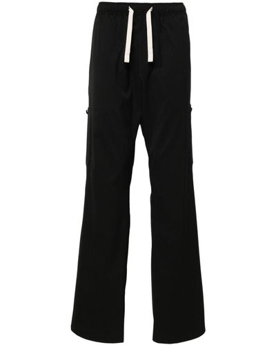 Palm Angels Cargo Trousers - Black