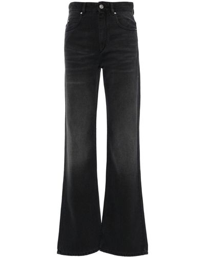 Isabel Marant Mid-Waist Jeans - Black