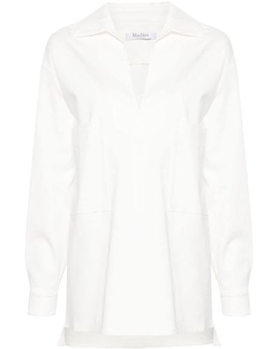 Max Mara Oversized Shirt - White