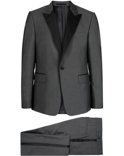 Paul Smith Single-breasted Wool-blend Suit - Black