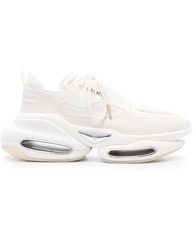 Balmain Sneakers b-bold in pelle - Bianco