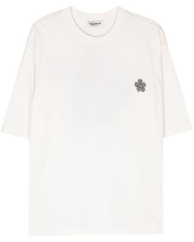 A PAPER KID Printed T-shirt - White