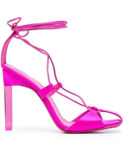 The Attico Adele 105mm Sandals - Pink