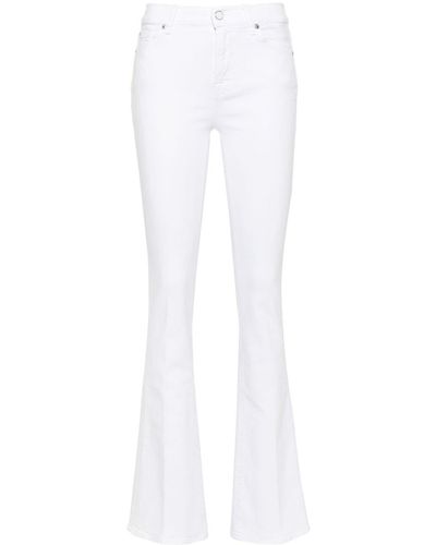 7 For All Mankind Trumpet Jeans - White