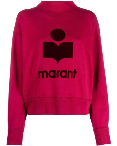 Isabel Marant Isabel Marant Étoile Sweatshirt With Application - Pink