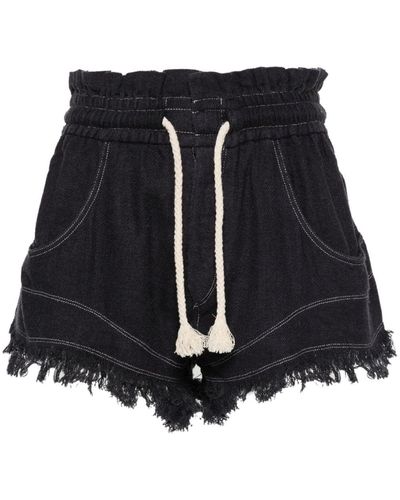 Isabel Marant Silk Shorts - Black