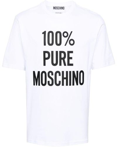 Moschino Printed T-shirt - White