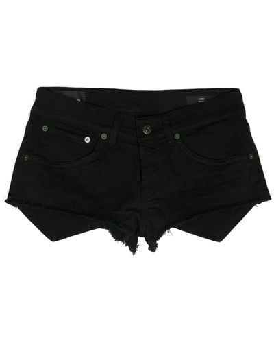 Dondup Shorts In Denim - Black