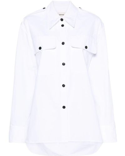 Khaite Cotton Shirt - White