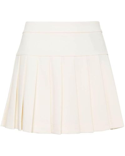 Palm Angels Pleated Skirt - White