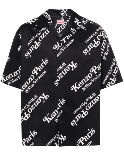 KENZO Shirt With Print - Black