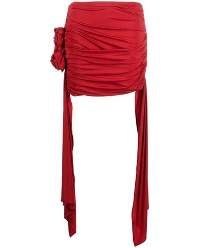 Magda Butrym Stretch Jersey Miniskirt - Red