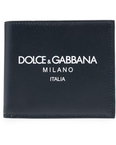 Dolce & Gabbana Logo Wallet - Blue