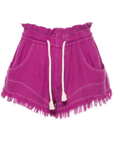 Isabel Marant Silk Shorts - Pink