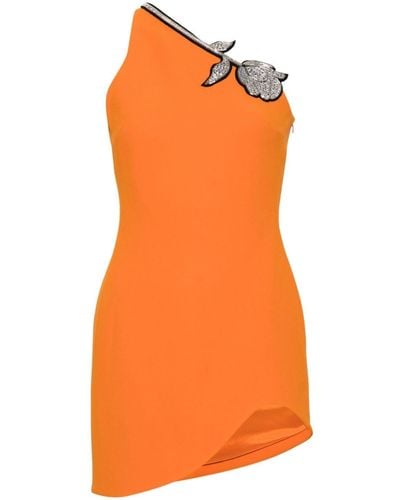 David Koma Asymmetrical Dress - Orange