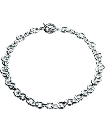 Links of London Signature Sterling Silver Necklace - Metallic