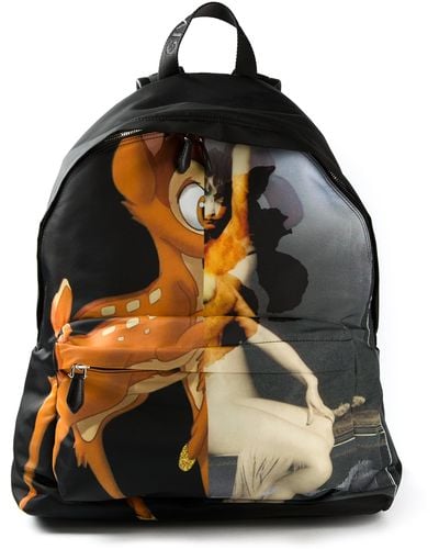 Givenchy Bambi Print Backpack - Black