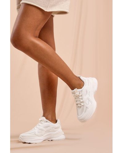 MissPap Chunky Panel Detail Trainer - Natural