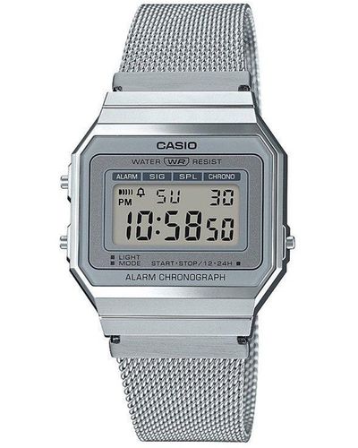G-Shock Collection Stainless Steel Classic Digital Watch - A700wem-7aef - Grey
