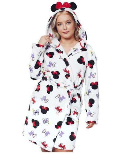 Disney Minnie Mouse Dressing Gown - White