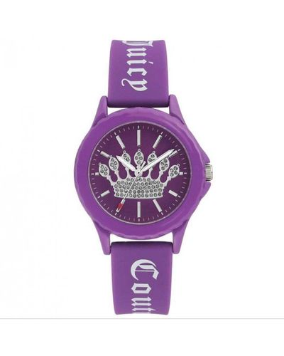 Juicy Couture Black Label Fashion Analogue Quartz Watch - Jc/1001prpr - Purple