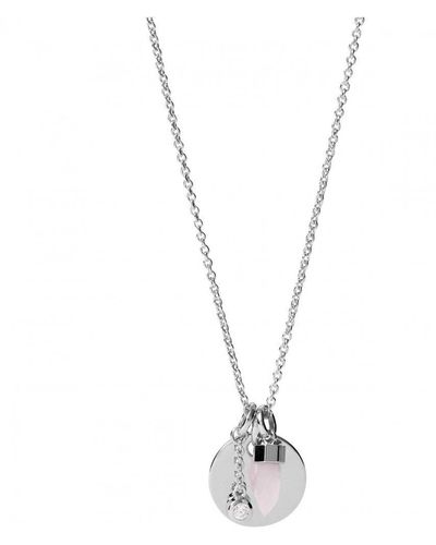 Fossil Sterling Silver Necklace - Jfs00497040 - White