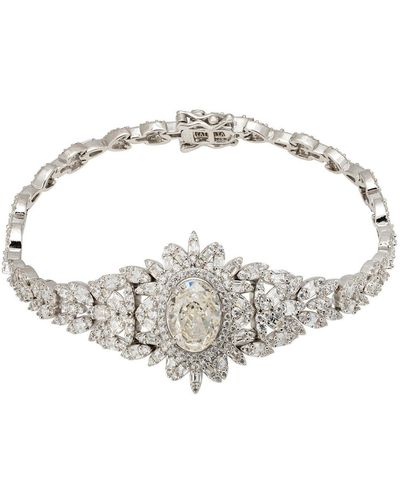 LÁTELITA London Arabesque Splendour Bracelet Moissanite Silver - Multicolour