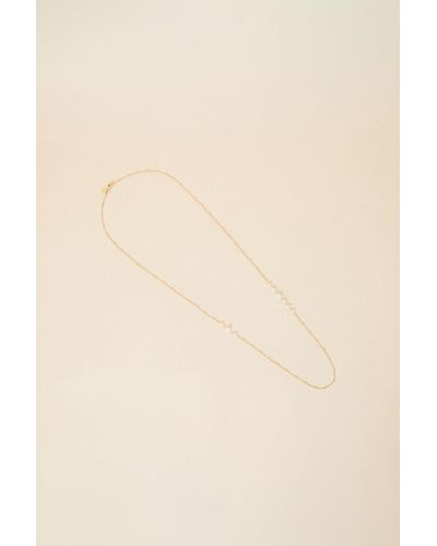 Accessorize Gold-plated Pearl Long Necklace - Natural