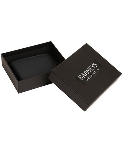 Barneys Originals Gift Boxed Black Leather Wallet