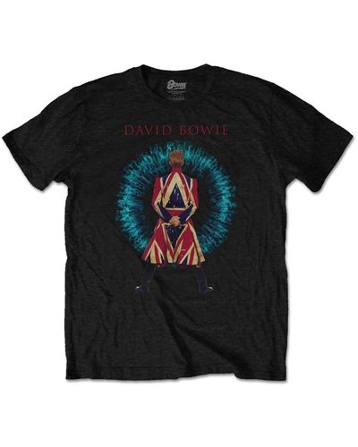 David Bowie Liveandwell.com Back Print T-shirt - Black
